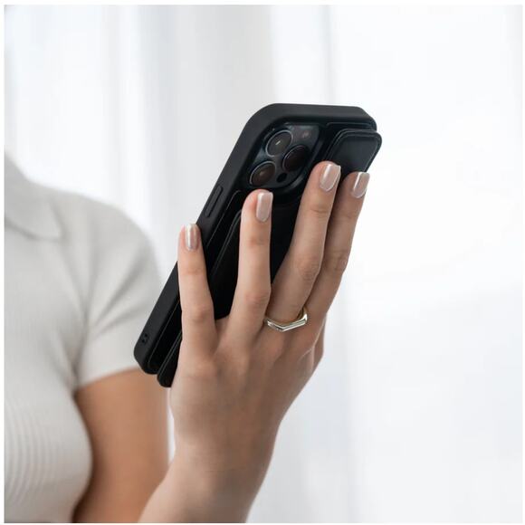 Libra Multi Case Black w/ Gold Hardware Ring fits iPhone 12 Pro Max NIB 📱💳✨ - Picture 6 of 14